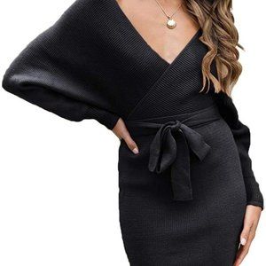 Black Knit Dress NWT